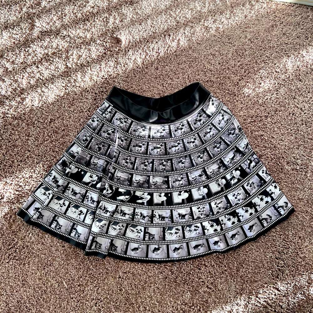 Black milk Steamboat Willie retro Disney Mickey Mouse skirt